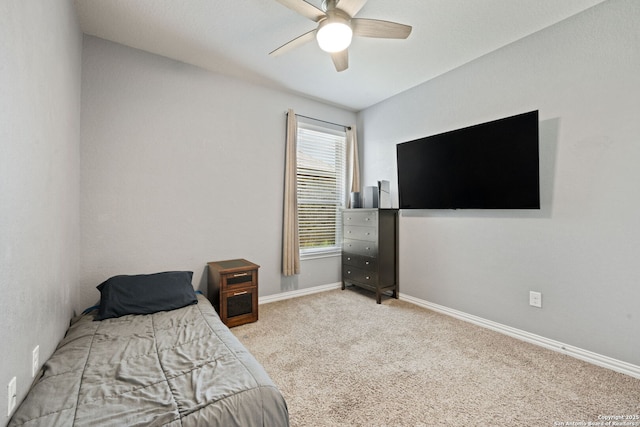 13818 Cohan Way, San Antonio, TX 78253 - bedroom featuring carpet flooring, baseboards, and ceiling fan