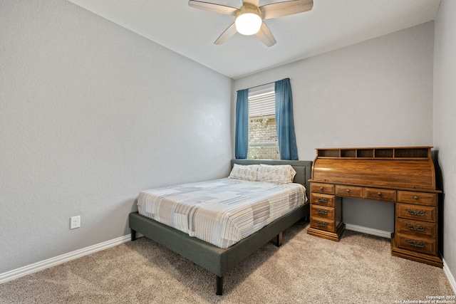 13818 Cohan Way, San Antonio, TX 78253 - bedroom featuring light carpet, baseboards, and ceiling fan