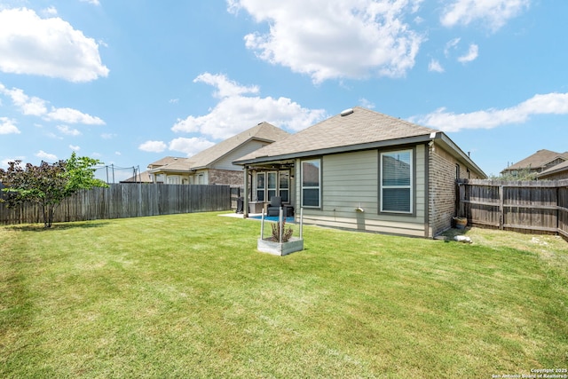 13818 Cohan Way, San Antonio, TX 78253 - back of property featuring brick siding