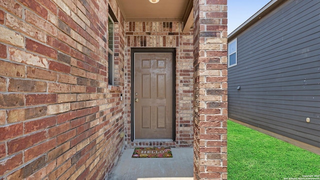 4527 Southton Way, San Antonio, TX 78223 - property entrance with brick siding