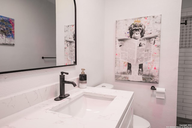 555 Hansford, San Antonio, TX 78210 - bathroom featuring vanity and toilet