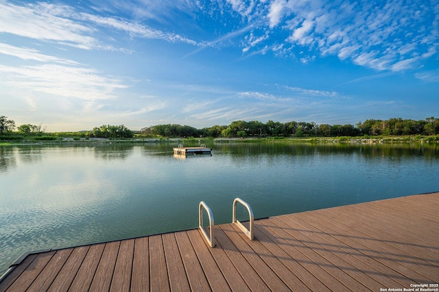 154 Lake View Dr, Boerne, TX 78006 - dock area featuring a water view