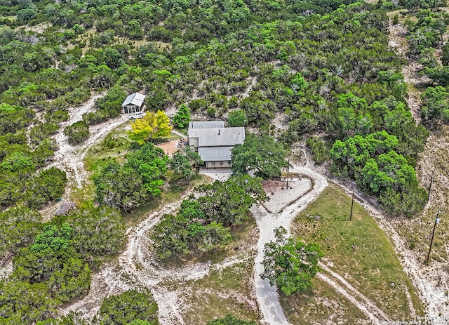 177 Ten W Dr, Comfort, TX 78013 - aerial view of property and surrounding area featuring a forest