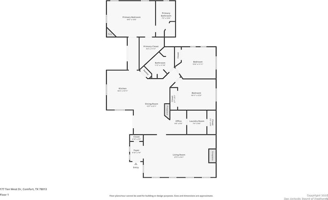 177 Ten W Dr, Comfort, TX 78013 - room layout