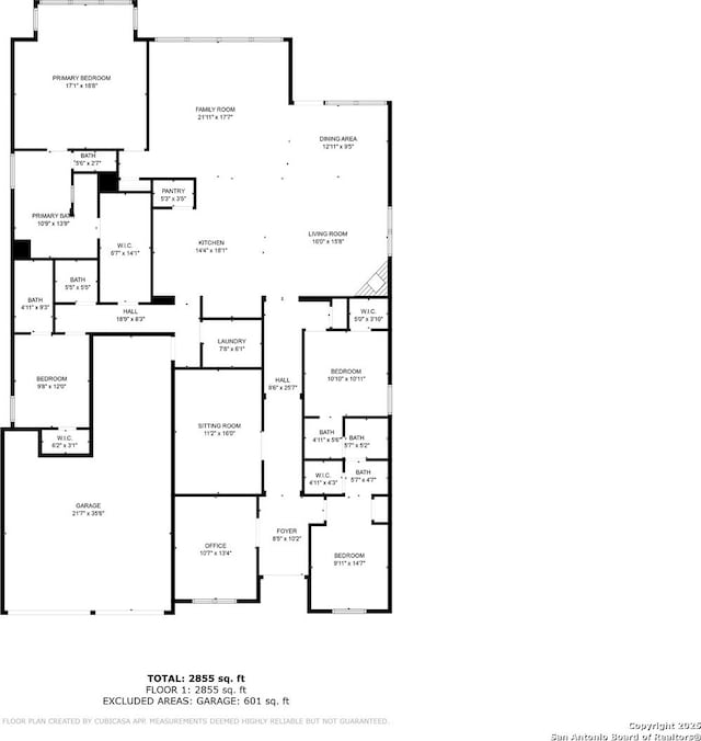 17918 Cantera Ct, San Antonio, TX 78255 - property floor plan