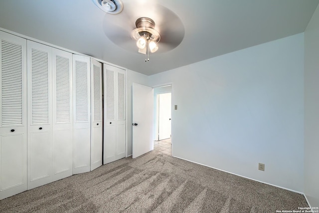 3206 Bluefield, San Antonio, TX 78230 - unfurnished bedroom featuring carpet floors, a closet, and baseboards
