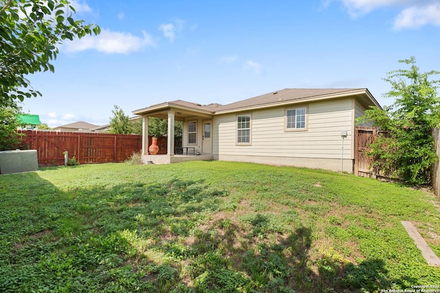 4519 Jeffs Farm, San Antonio, TX 78244 - rear view of property featuring a fenced backyard