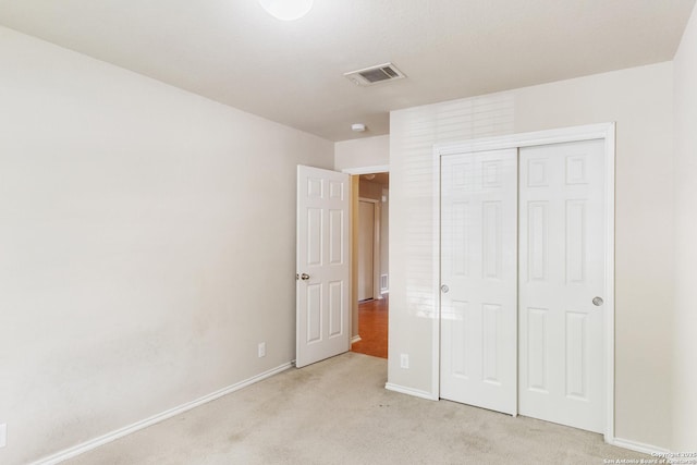 4519 Jeffs Farm, San Antonio, TX 78244 - unfurnished bedroom with light carpet and a closet
