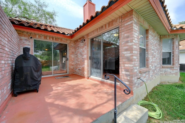 7410 Tom Watson, San Antonio, TX 78244 - view of patio with central AC