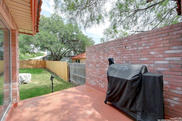 7410 Tom Watson, San Antonio, TX 78244 - view of patio featuring area for grilling
