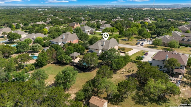 11227 Raw Sienna, Helotes, TX 78023 - aerial view of property's location featuring nearby suburban area