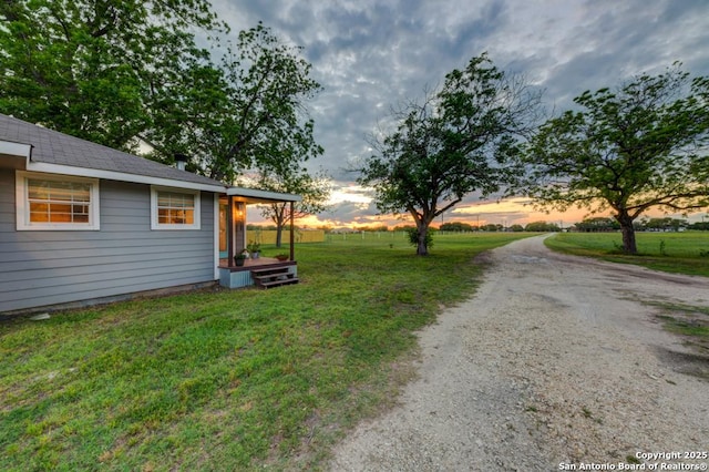 15592 Miller, Saint Hedwig, TX 78152 - view of grassy yard with driveway