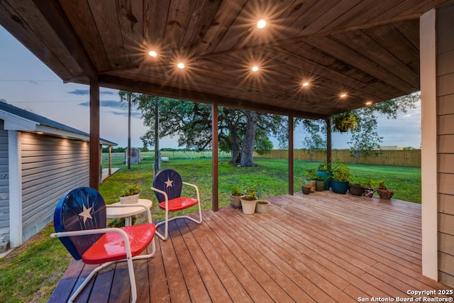 15592 Miller, Saint Hedwig, TX 78152 - view of wooden deck