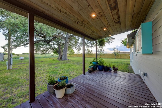 15592 Miller, Saint Hedwig, TX 78152 - view of wooden deck