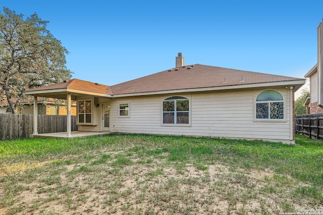 2510 Sage Holw, San Antonio, TX 78251 - back of property with a patio and a chimney