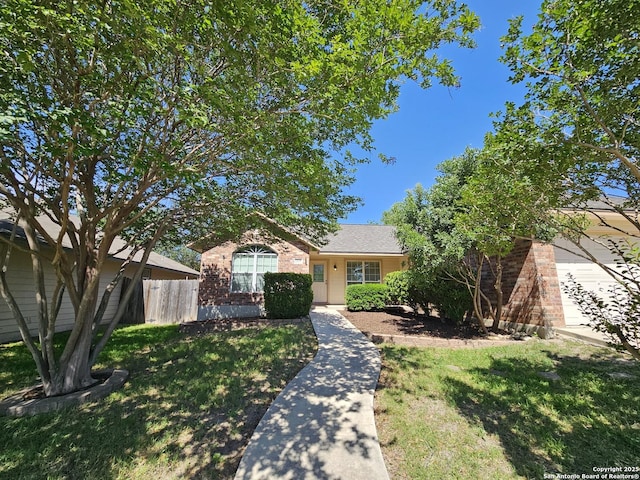 2115 Bentwood, New Braunfels, TX 78130 - view of front of property with brick siding