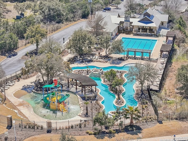 23402 Grande Vis, San Antonio, TX 78261 - aerial view of a pool