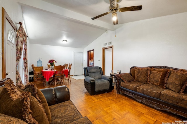 243 Future Dr, San Antonio, TX 78213 - living area with ceiling fan
