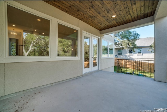 8119 Ventura Blvd, Selma, TX 78154 - view of patio with french doors