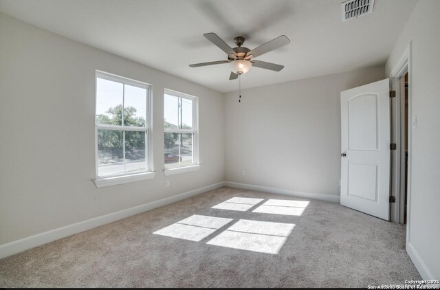8119 Ventura Blvd, Selma, TX 78154 - empty room featuring carpet floors, baseboards, and a ceiling fan