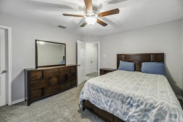 18131 Muir Glen Dr, San Antonio, TX 78257 - bedroom featuring carpet and a ceiling fan