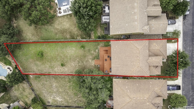 18131 Muir Glen Dr, San Antonio, TX 78257 - aerial view of property's location featuring property parcel outlined