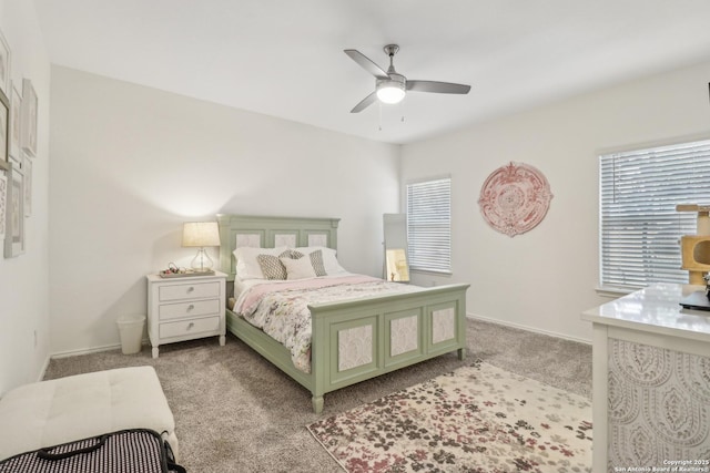 158 Canopy Oak, New Braunfels, TX 78130 - bedroom featuring carpet, a ceiling fan, and baseboards