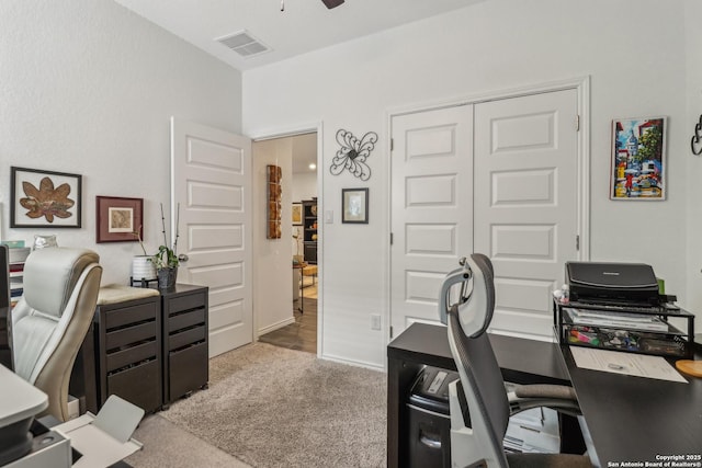 158 Canopy Oak, New Braunfels, TX 78130 - office with carpet and ceiling fan