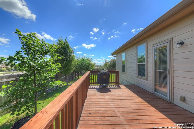 1902 Kalli Jo, New Braunfels, TX 78130 - wooden terrace with a fenced backyard