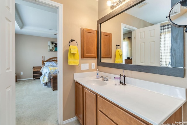 11807 Amber Tree, San Antonio, TX 78254 - bathroom with vanity and baseboards