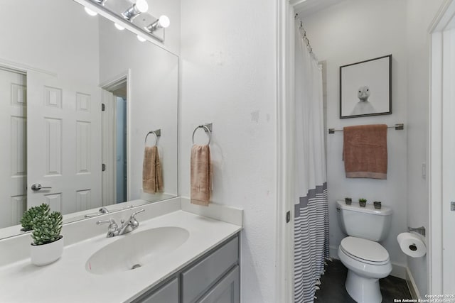 810 Pinnacle, New Braunfels, TX 78132 - bathroom featuring toilet and vanity