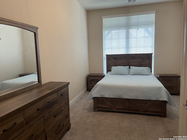 2023 Wilby Ln, San Antonio, TX 78253 - bedroom with light carpet and baseboards