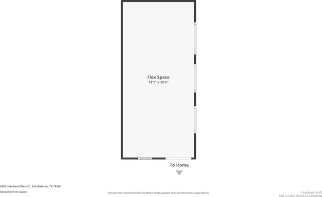 4303 Lakebend W, San Antonio, TX 78244 - property floor plan