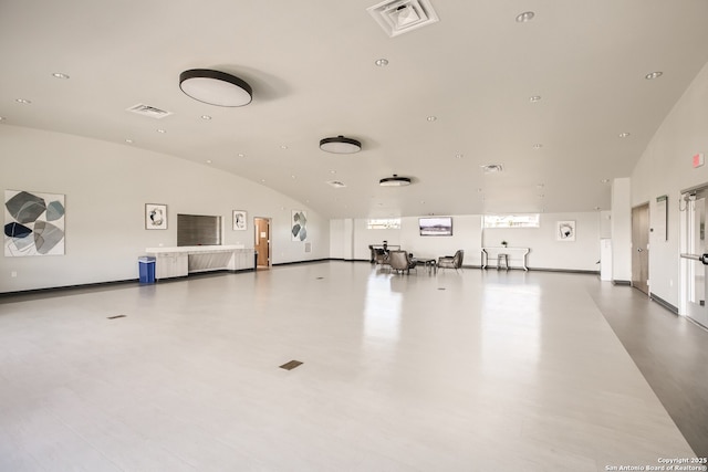 4823 Swing Arc, San Antonio, TX 78261 - miscellaneous room with lofted ceiling and wood finished floors