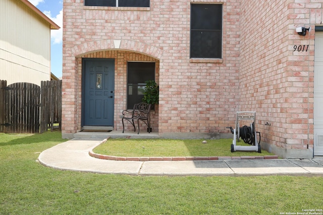 9011 Twincreek Farm, Converse, TX 78109 - property entrance featuring brick siding