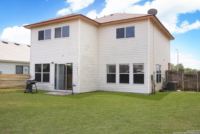9011 Twincreek Farm, Converse, TX 78109 - back of house with central AC