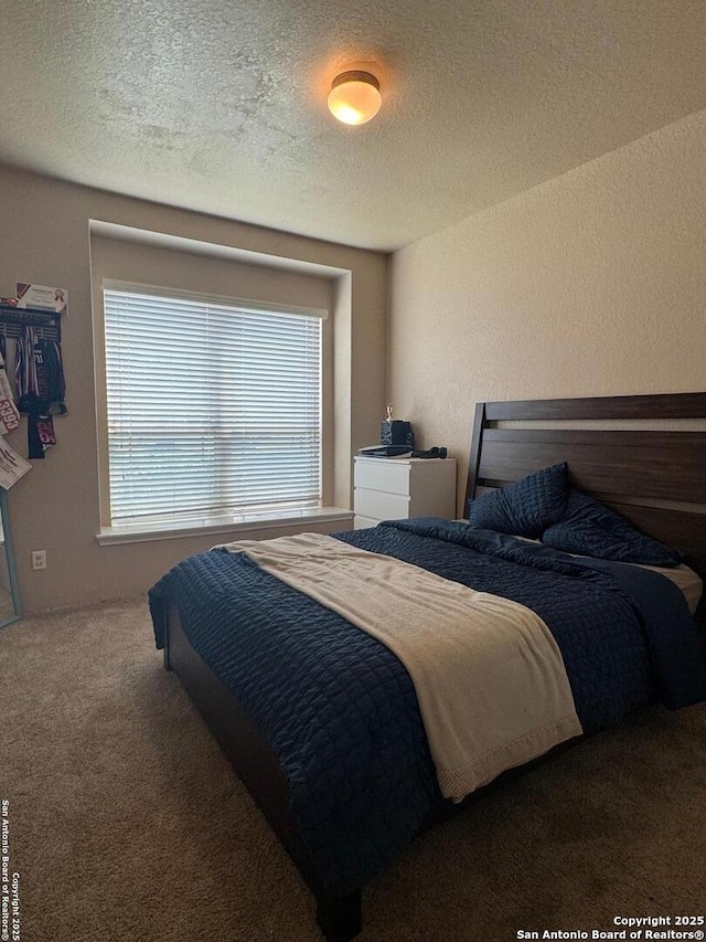 5726 Ivans Farm, San Antonio, TX 78244 - bedroom with carpet and a textured ceiling