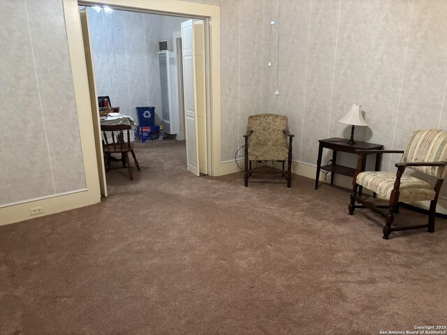1927 Lee Hall, San Antonio, TX 78201 - living area with carpet