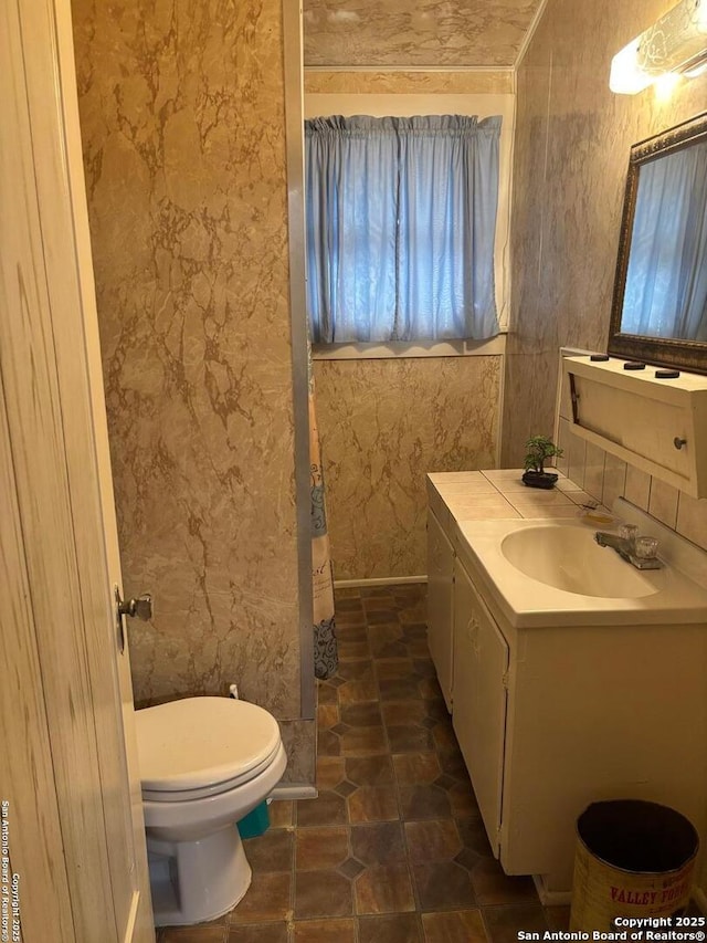 1927 Lee Hall, San Antonio, TX 78201 - bathroom with toilet and vanity
