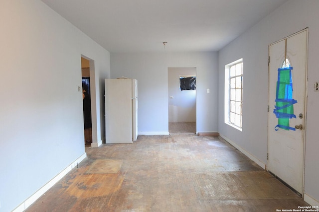 418 Cavalier, San Antonio, TX 78225 - entryway featuring baseboards and hardwood / wood-style floors