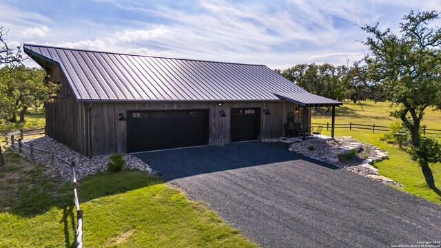 159 Inspiration, Fredericksburg, TX 78624 - view of detached garage