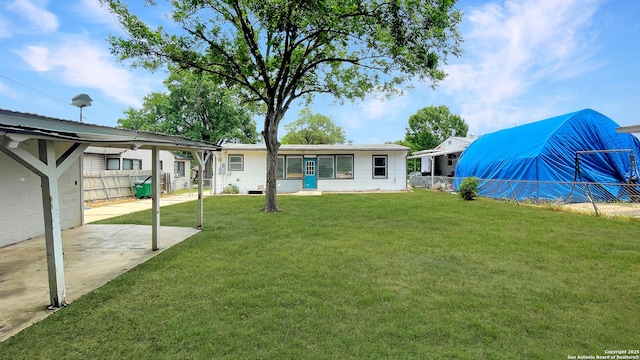 310 Merry Ann, San Antonio, TX 78223 - view of yard with a patio