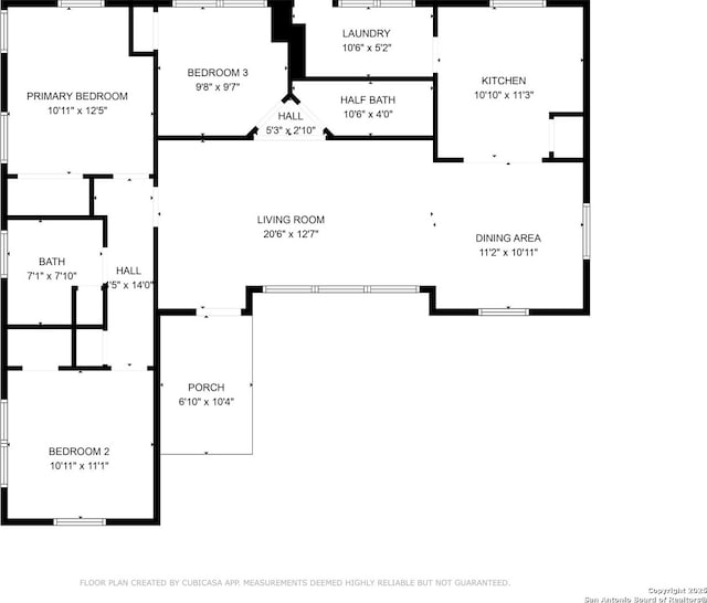310 Merry Ann, San Antonio, TX 78223 - property floor plan
