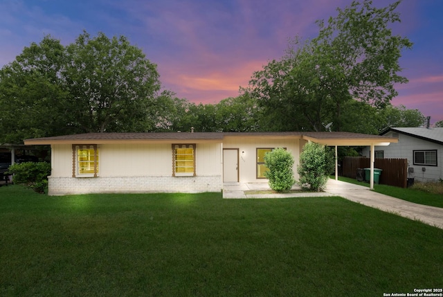 4863 Castle Shield, San Antonio, TX 78218 - single story home featuring concrete driveway and a carport
