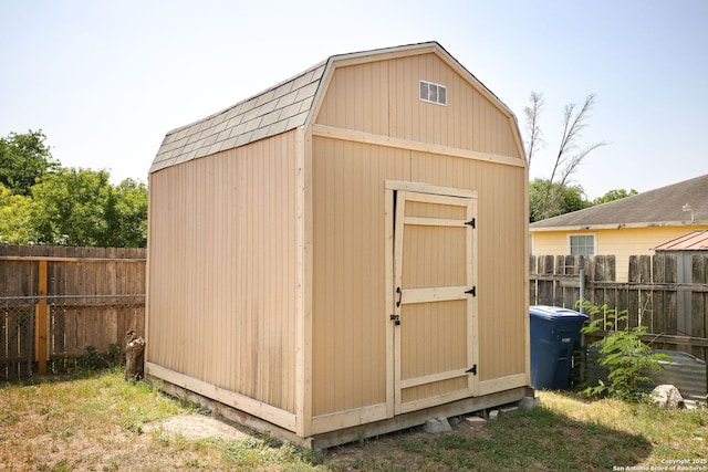 3258 Twining, San Antonio, TX 78211 - view of shed featuring a fenced backyard