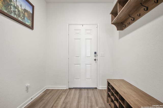 12855 Cygnus, San Antonio, TX 78245 - mudroom featuring light wood-style floors and baseboards