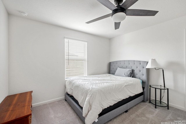 12855 Cygnus, San Antonio, TX 78245 - bedroom featuring carpet flooring, baseboards, and ceiling fan