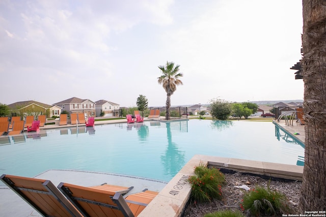 12855 Cygnus, San Antonio, TX 78245 - view of pool with an infinity pool and a residential view