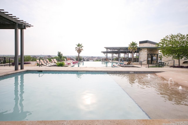 12855 Cygnus, San Antonio, TX 78245 - community pool featuring a pergola and a patio area