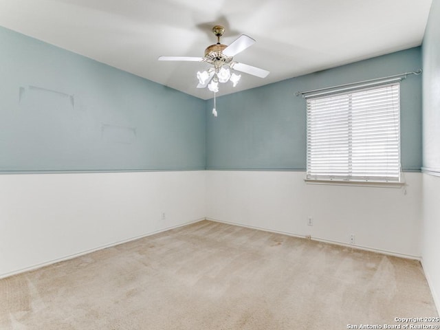 14342 Markham Ln, San Antonio, TX 78247 - carpeted empty room featuring ceiling fan and baseboards
